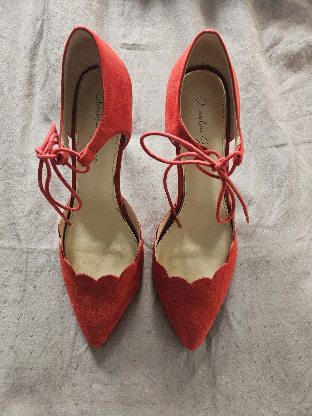 Amelia Grace Red Pump 9 1/2